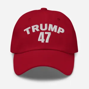 Trump 47 Custom Embroidered Hat