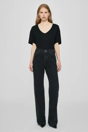 Vale Tee - Black Cashmere Blend