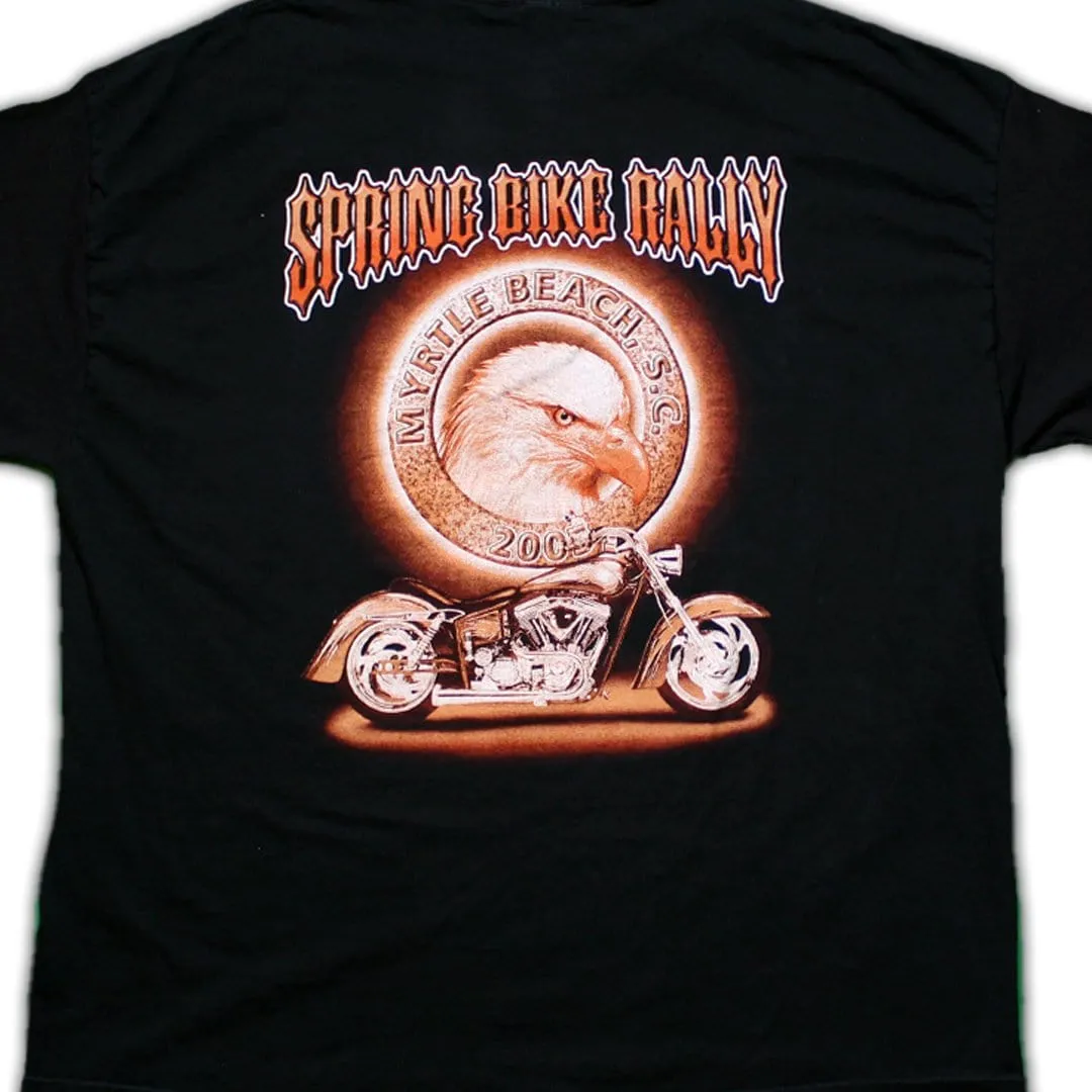 Vintage '05 Myrtle Beach SC Spring Bike Rally Tee