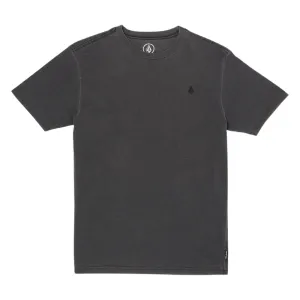 Volcom Kids Solid Stone Embroidered T-Shirt - Black