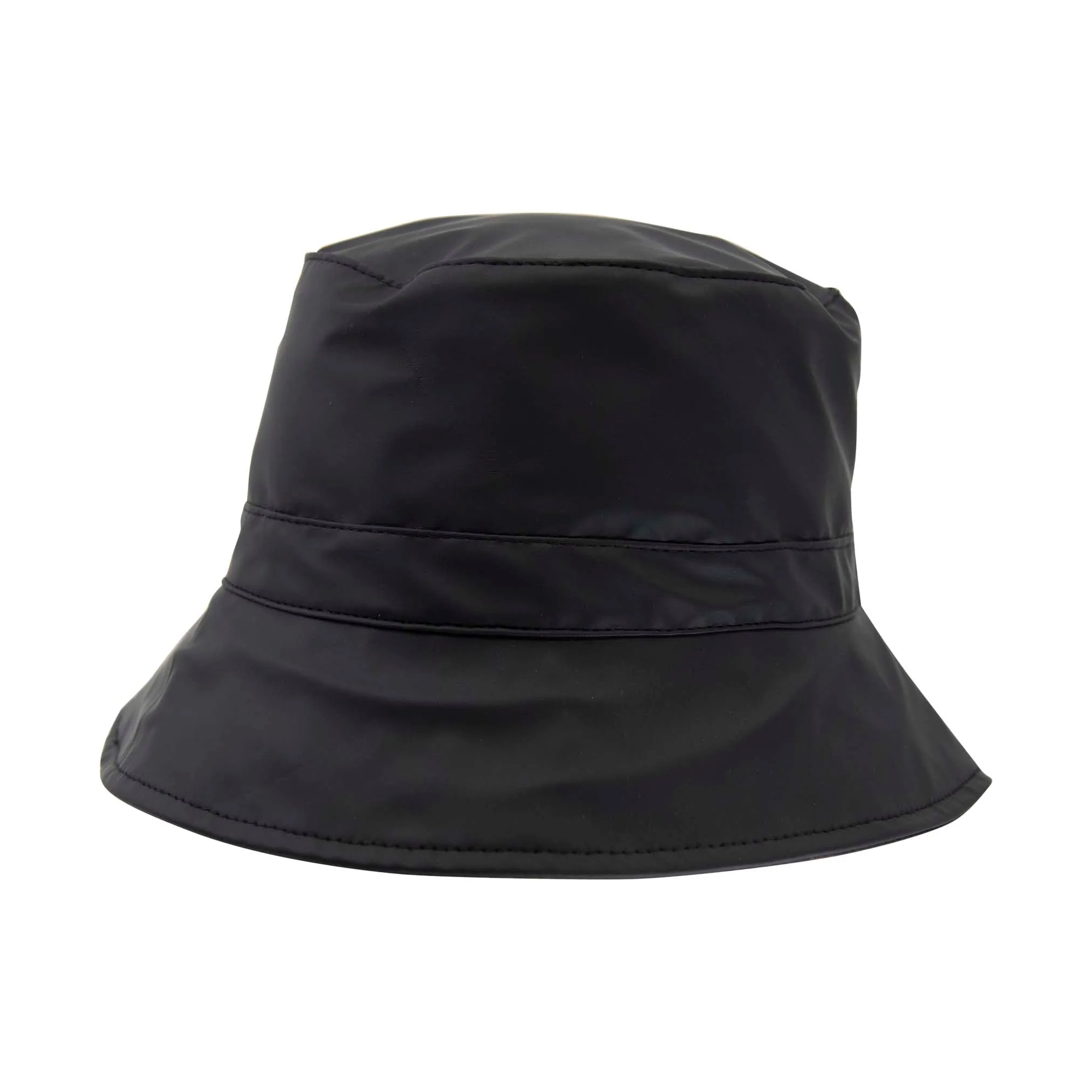 Women's PU Coated Bucket Hat