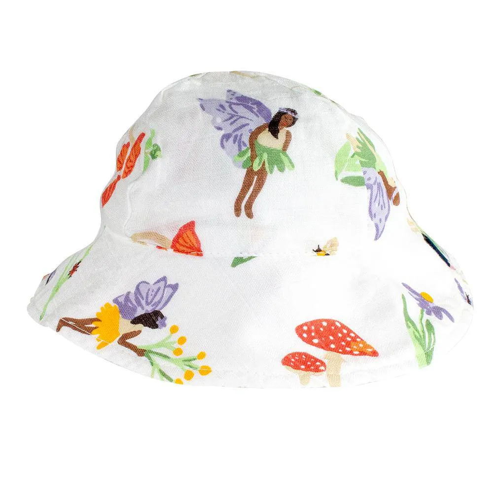 Woodland Fairy Oh So Soft Muslin Sun Hat