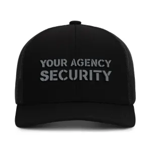 [YOUR AGENCY] SECURITY Adjustable Mesh Back Cap